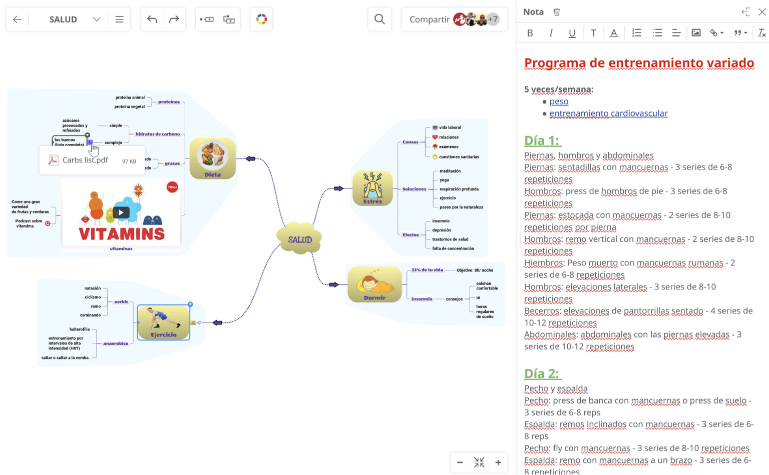 Agrega multimedia a los mapas mentales de Mulquatro