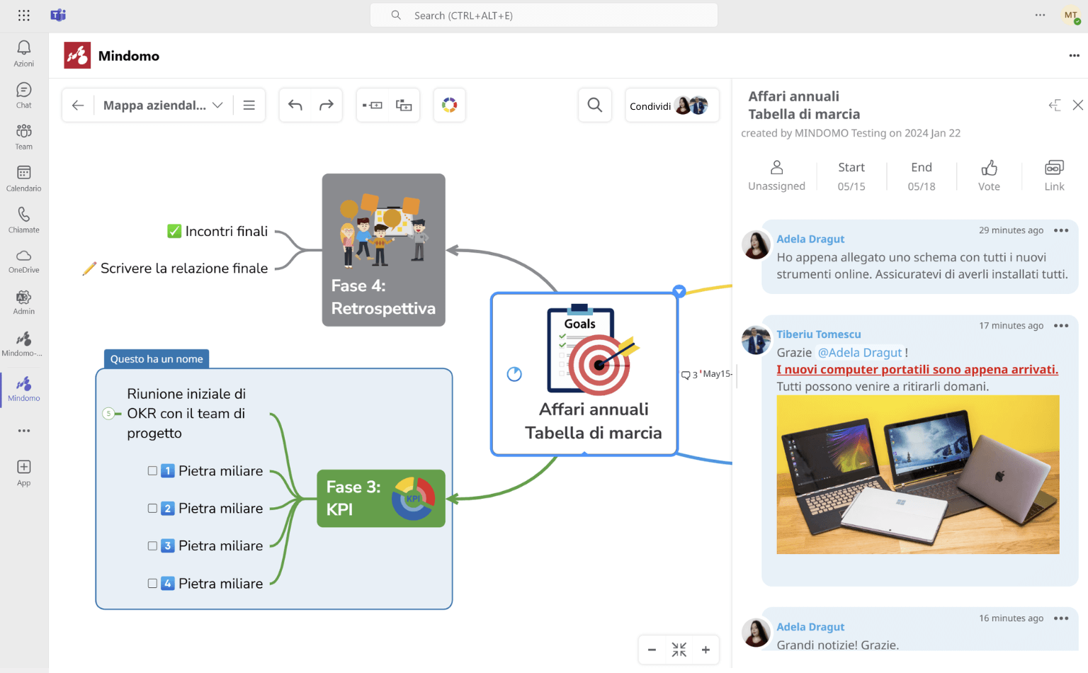 Mulquatro per Ms Teams collabora in tempo reale