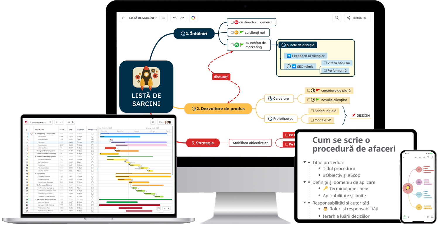 Software de Hărți Mentale Mindomo