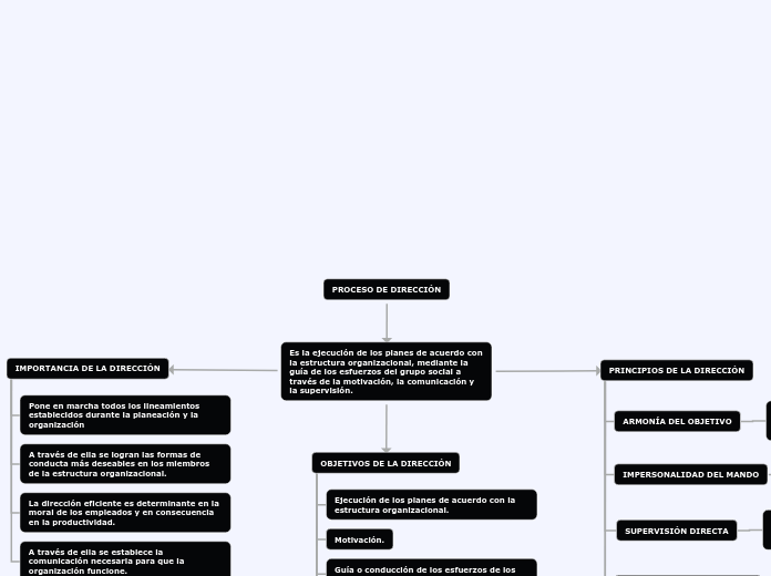 PROCESO DE DIRECCIÓN