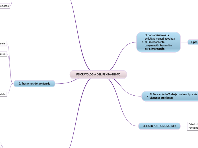 PSICPATOLOGIA DEL PENSAMIENTO