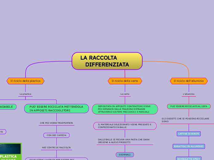 LA RACCOLTA               DIFFERENZIATA