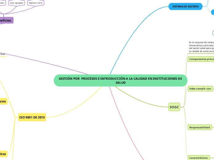GESTIÓN POR  PROCESOS E INTRODUCCIÓN A LA CALIDAD EN INSTITUCIONES DE SALUD