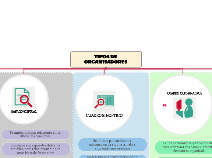 TIPOS DE ORGANISADORES 