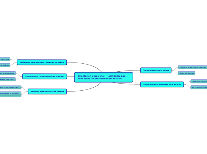 Orientacion Vocacional:  Habilidades que debe tener un profesional del Turismo