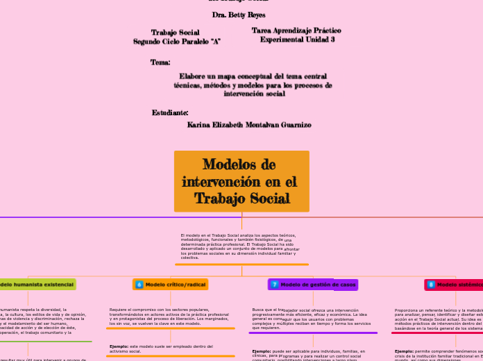 Modelos de intervención en el Trabajo Social