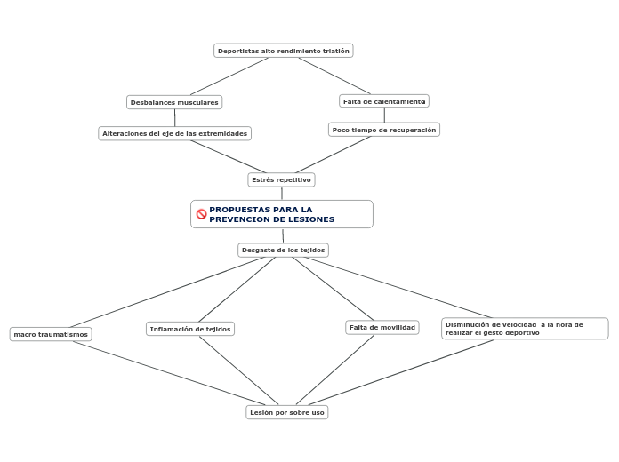 PROPUESTAS PARA LA PREVENCION DE LESIONES