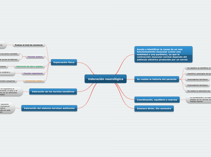 Valoración neurológica