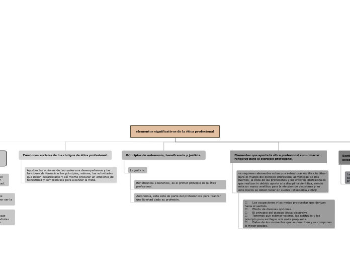 elementos significativos de la ética profesional