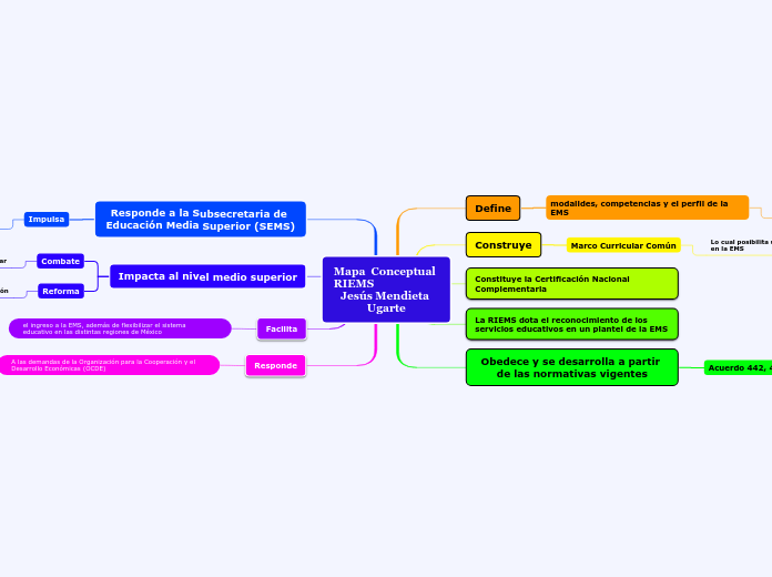 Mapa  Conceptual         RIEMS                                                                                        Jesús Mendieta Ugarte