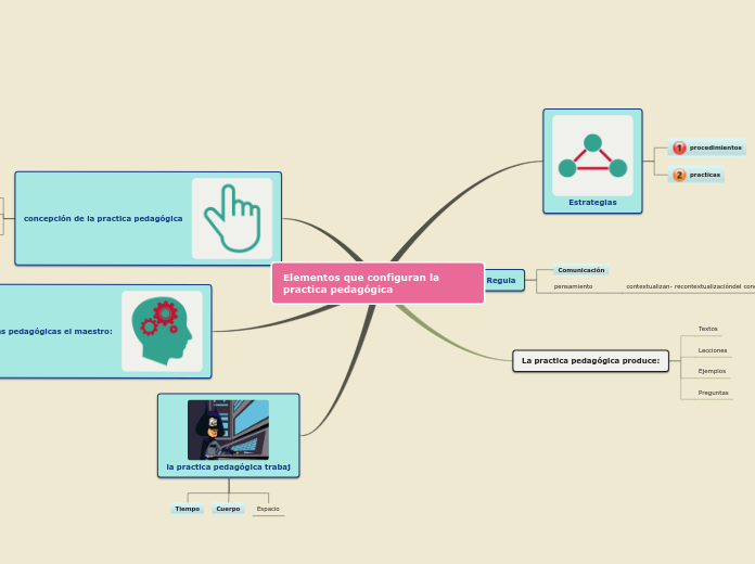 Elementos que configuran la practica pedagógica