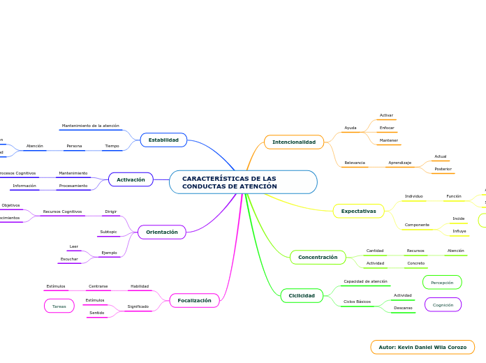 CARACTERÍSTICAS DE LAS CONDUCTAS DE ATENCIÓN