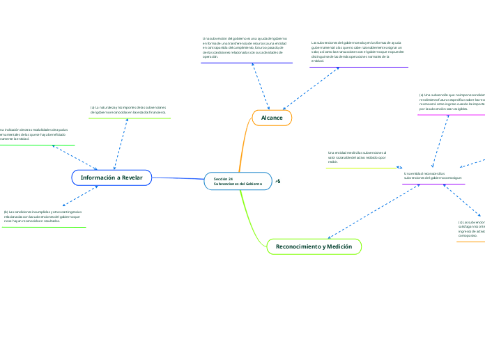 Sección 24Subvenciones del Gobierno