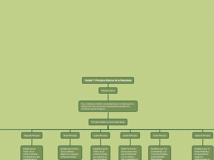 Unidad 1: Principios Básicos de la Naturaleza