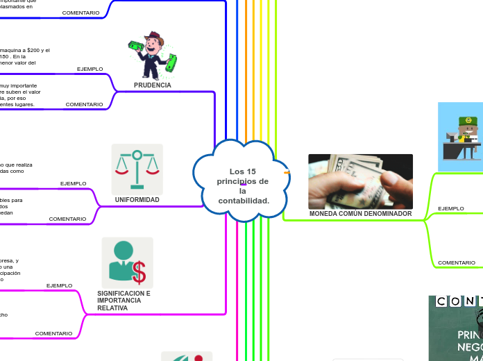 Los 15 principios de la contabilidad.