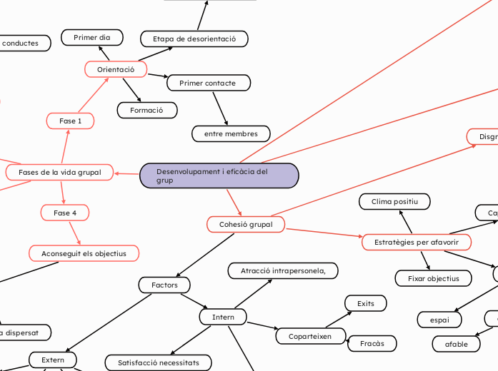 Desenvolupament i eficàcia del grup