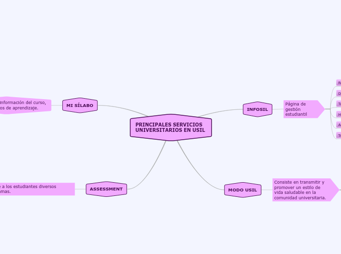 PRINCIPALES SERVICIOS UNIVERSITARIOS EN USIL