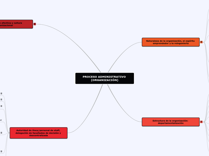 PROCESO ADMINISTRATIVO (ORGANIZACIÓN)