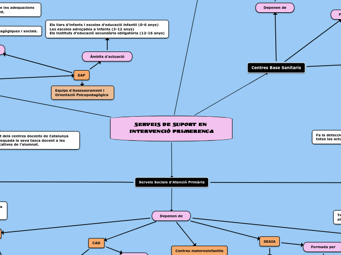 Serveis de suport en intervenció primerenca