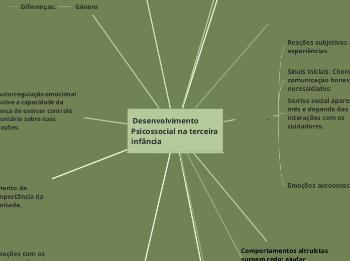  Desenvolvimento  Psicossocial na terceira infância 
