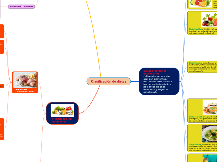 Clasificación de dietas