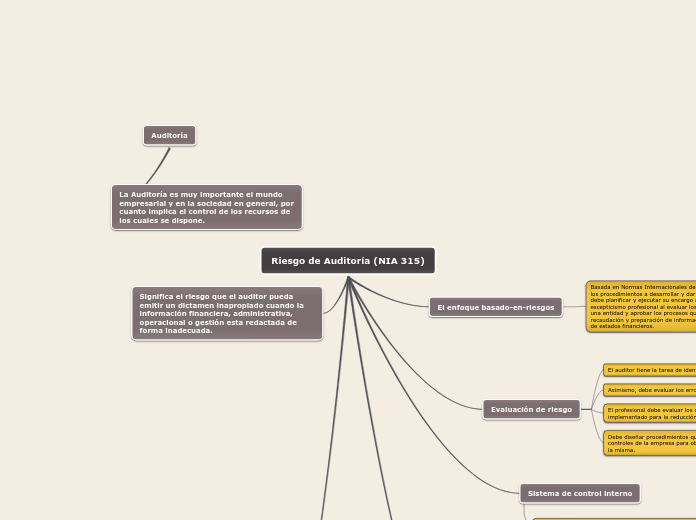 Riesgo de Auditoría (NIA 315)