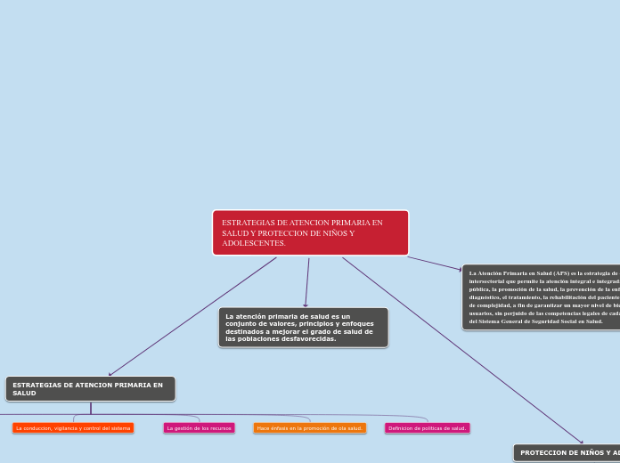 ESTRATEGIAS DE ATENCION PRIMARIA EN SALUD Y PROTECCION DE NIÑOS Y ADOLESCENTES.
