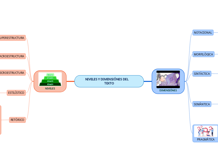 NIVELES Y DIMENSIÓNES DEL      TEXTO