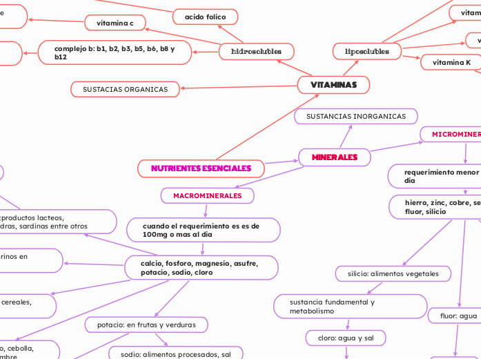 NUTRIENTES  ESENCIALES