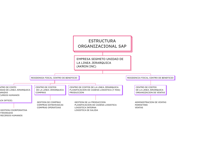 ESTRUCTURA ORGANIZACIONAL SAP