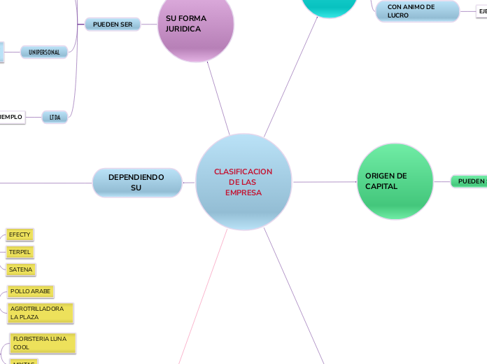 CLASIFICACION DE LAS EMPRESA 1