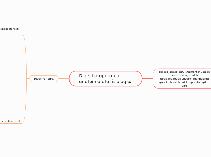 Digestio-aparatua: anatomia eta fisiologia: