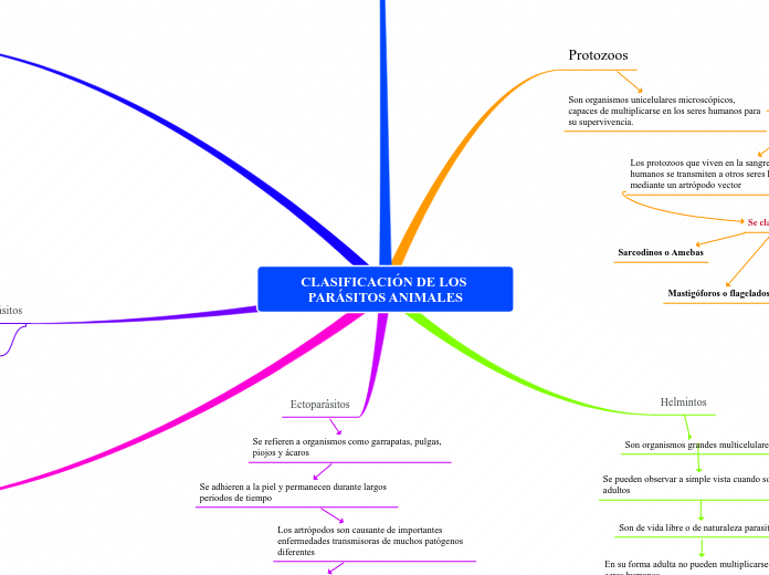 CLASIFICACIÓN DE LOS PARÁSITOS ANIMALES