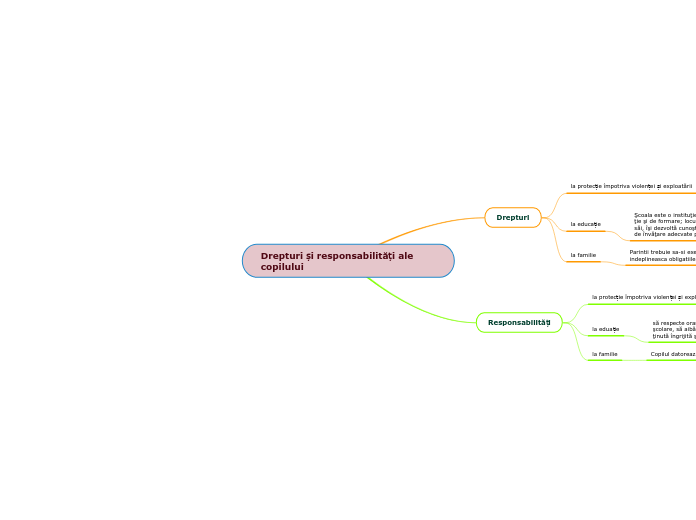 Drepturi și responsabilități ale copilului