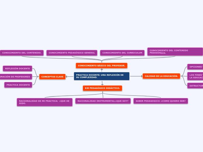 PRACTICA DOCENTE: UNA REFLEXIÓN DE SU COMPLEJIDAD.