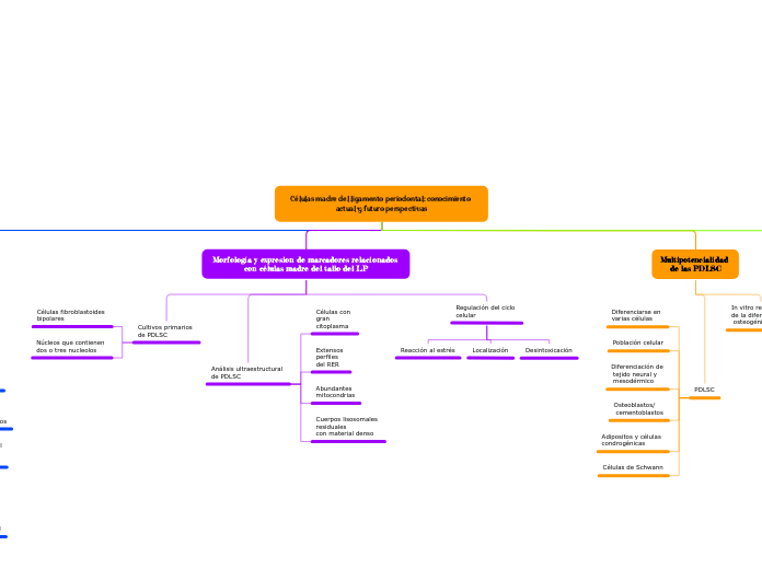 Células madre del ligamento periodontal: conocimiento actual y futuro perspectivas