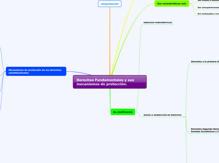 Derechos Fundamentales y sus mecanismos de protección.