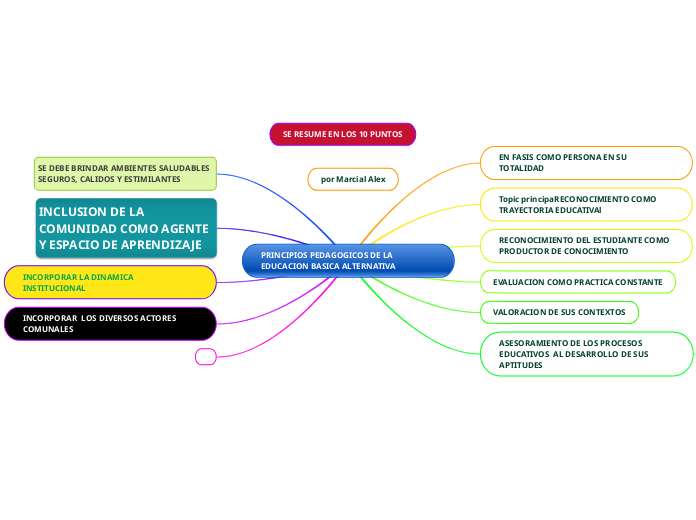 PRINCIPIOS PEDAGOGICOS DE LA EDUCACION BASICA ALTERNATIVA