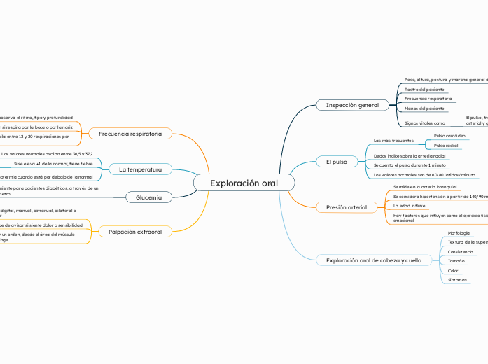 Exploración oral