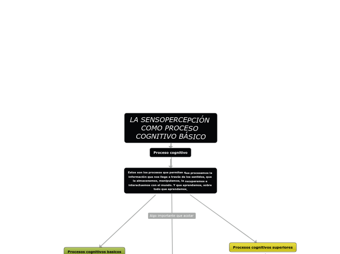 LA SENSOPERCEPCIÓN COMO PROCESO COGNITIVO BÁSICO