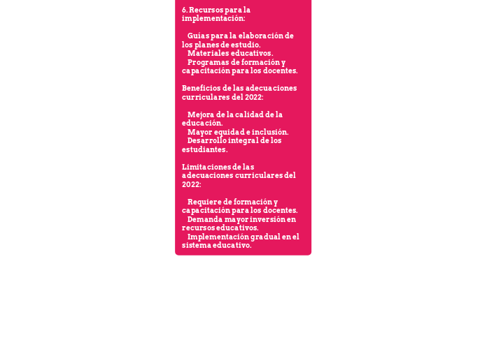 Las principales modificaciones introducidas por la Ordenanza 04-2023 son:1. Enfoque curricular:    Se establece un enfoque curricular por competencias que busca el desarrollo de habilidades, conoc