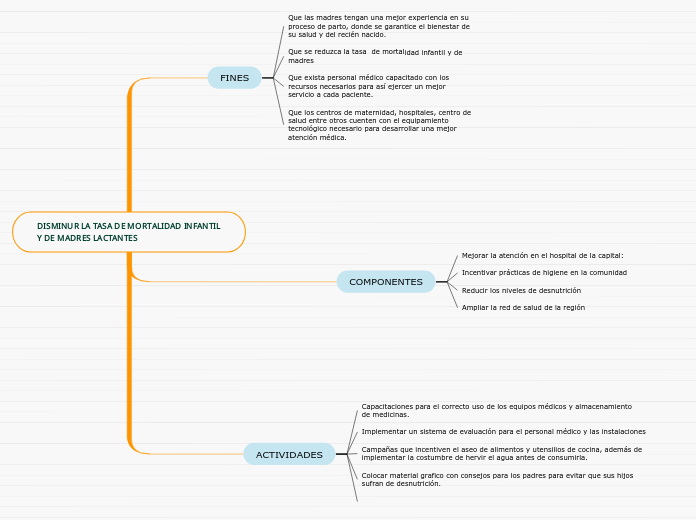 DISMINUR LA TASA DE MORTALIDAD INFANTIL Y DE MADRES LACTANTES