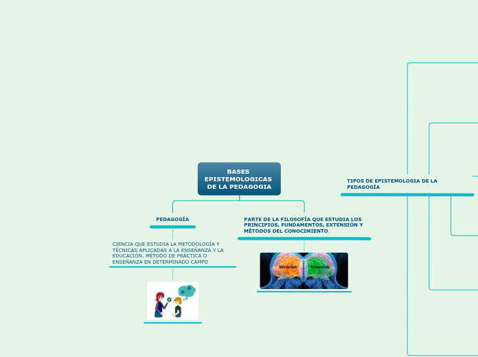 BASES 
EPISTEMOLOGICAS 
DE LA PEDAGOGIA