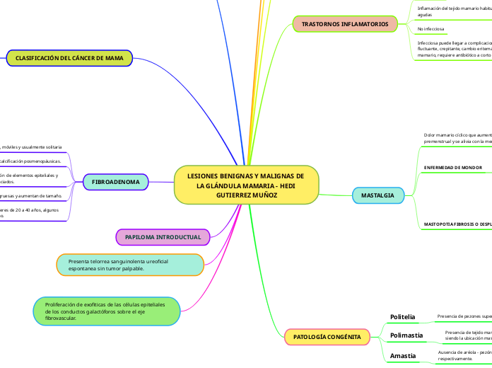 LESIONES BENIGNAS Y MALIGNAS DE LA GLÁNDULA MAMARIA - HEDI GUTIERREZ MUÑOZ