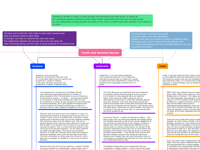 Youth and Societal Norms
