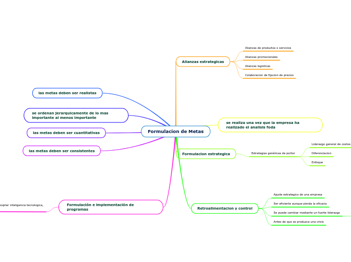 Formulacion de Metas