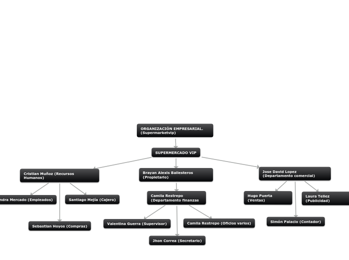 ORGANIZACIÓN EMPRESARIAL.                       (Supermarketvip)