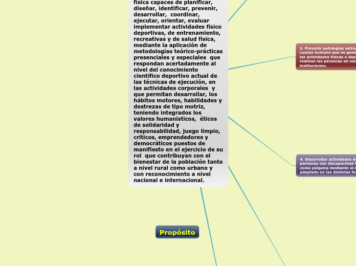 Mapa Funcional Licenciatura en Ciencias de la Cultura Fìsica