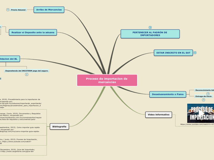 Proceso de importacion de mercancias