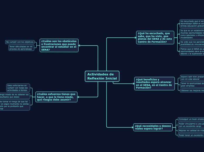 Actividades de Reflexión Inicial